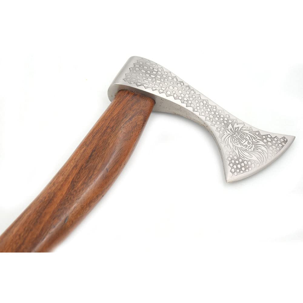 Handmade High Carbon Steel Viking Axe 18"