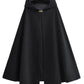 Women's Calf Length Cotton Lining Cloak