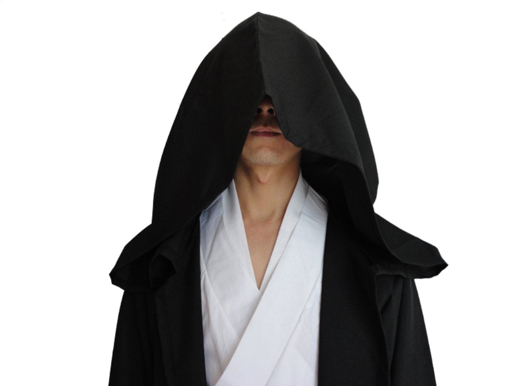 GOLDSTITCH Men Hooded Robe Cloak Knight Fancy Cool Cosplay Costume XX-Large Brown(cloak)