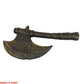 Barbarian Medieval Viking Hand Axe Tomahawk Costume Accesory Black