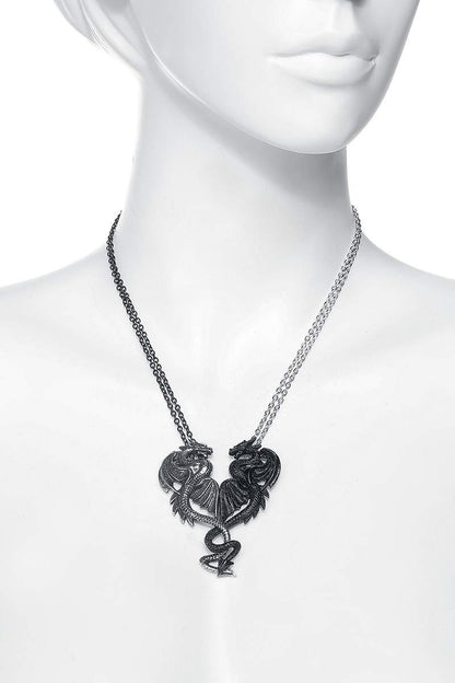 Draconic Tryst Necklace - Holiday Occasion Fashion Jewelry by Alchemy of England