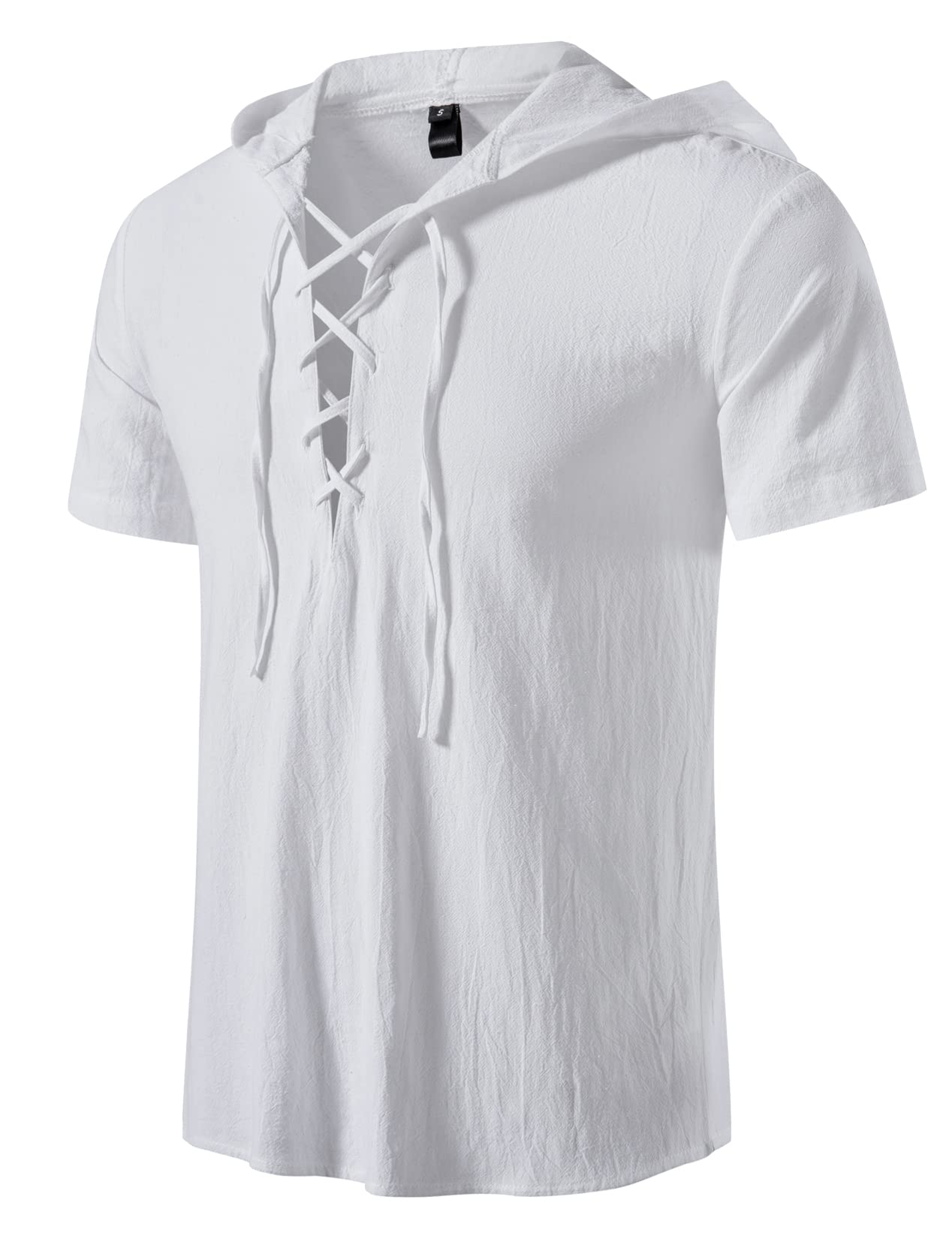 Modern Hemmed Summer Weight Cotton Tunic with Hood