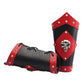 GelConnie Leather Gauntlet Wristband Viking Leather Arm Guard Medieval Armor Bracers Leather Armband Wrist Guards Cosplay Black Leather Bracers