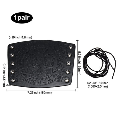 GORGECRAFT Leather Bracers Arm Armor