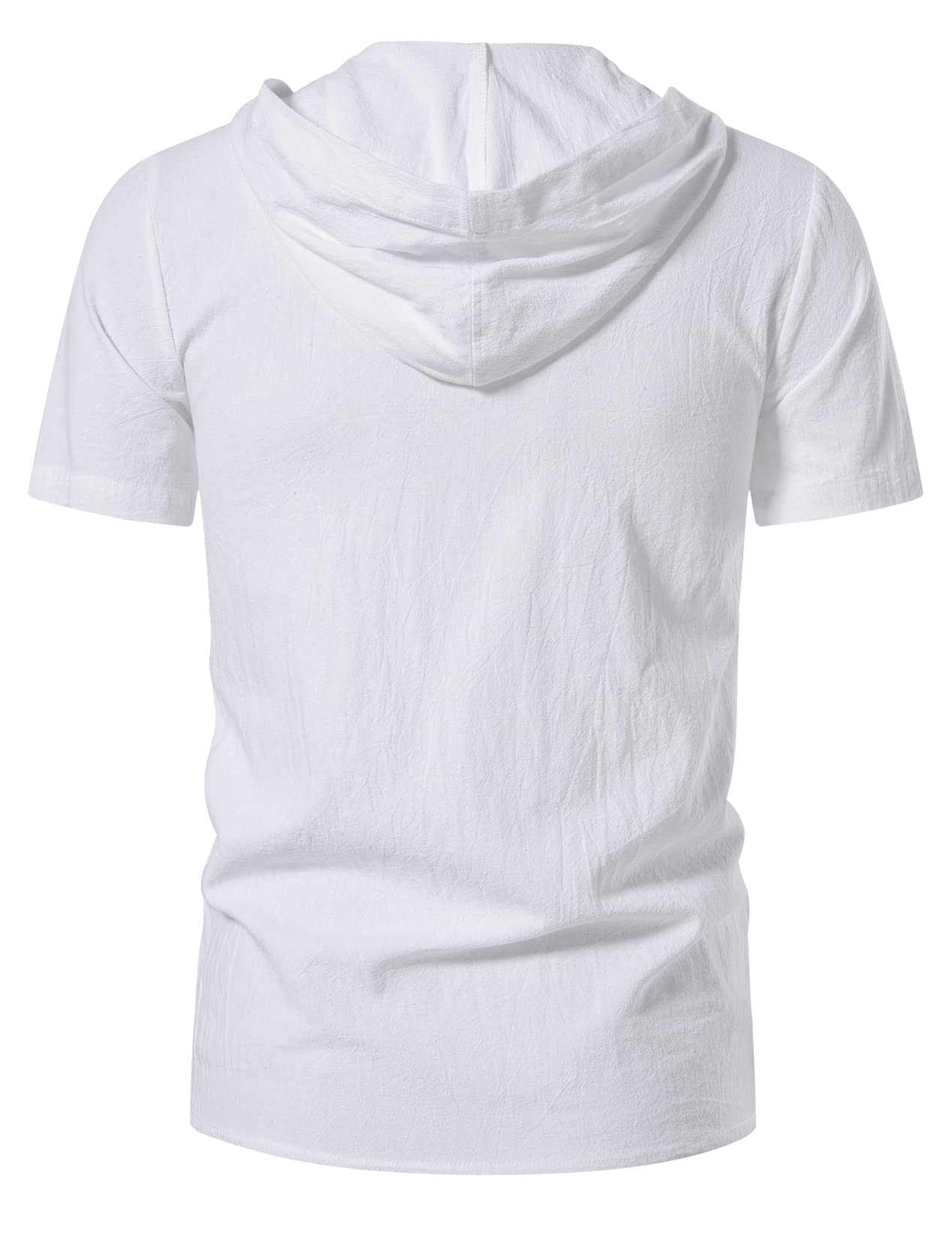 Modern Hemmed Summer Weight Cotton Tunic with Hood