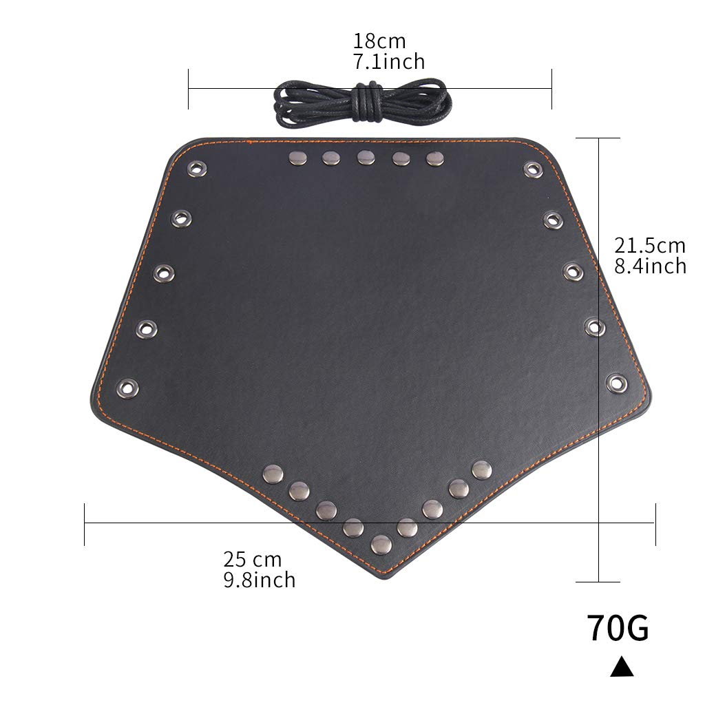GelConnie Leather Gauntlet Wristband Viking Leather Arm Guard Medieval Armor Bracers Leather Armband Wrist Guards Cosplay Black Leather Bracers