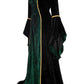 Black Women's Medieval Renaissance Costume Velvet Queen Dresses