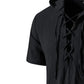Modern Hemmed Summer Weight Cotton Tunic with Hood