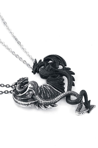 Draconic Tryst Necklace - Holiday Occasion Fashion Jewelry by Alchemy of England