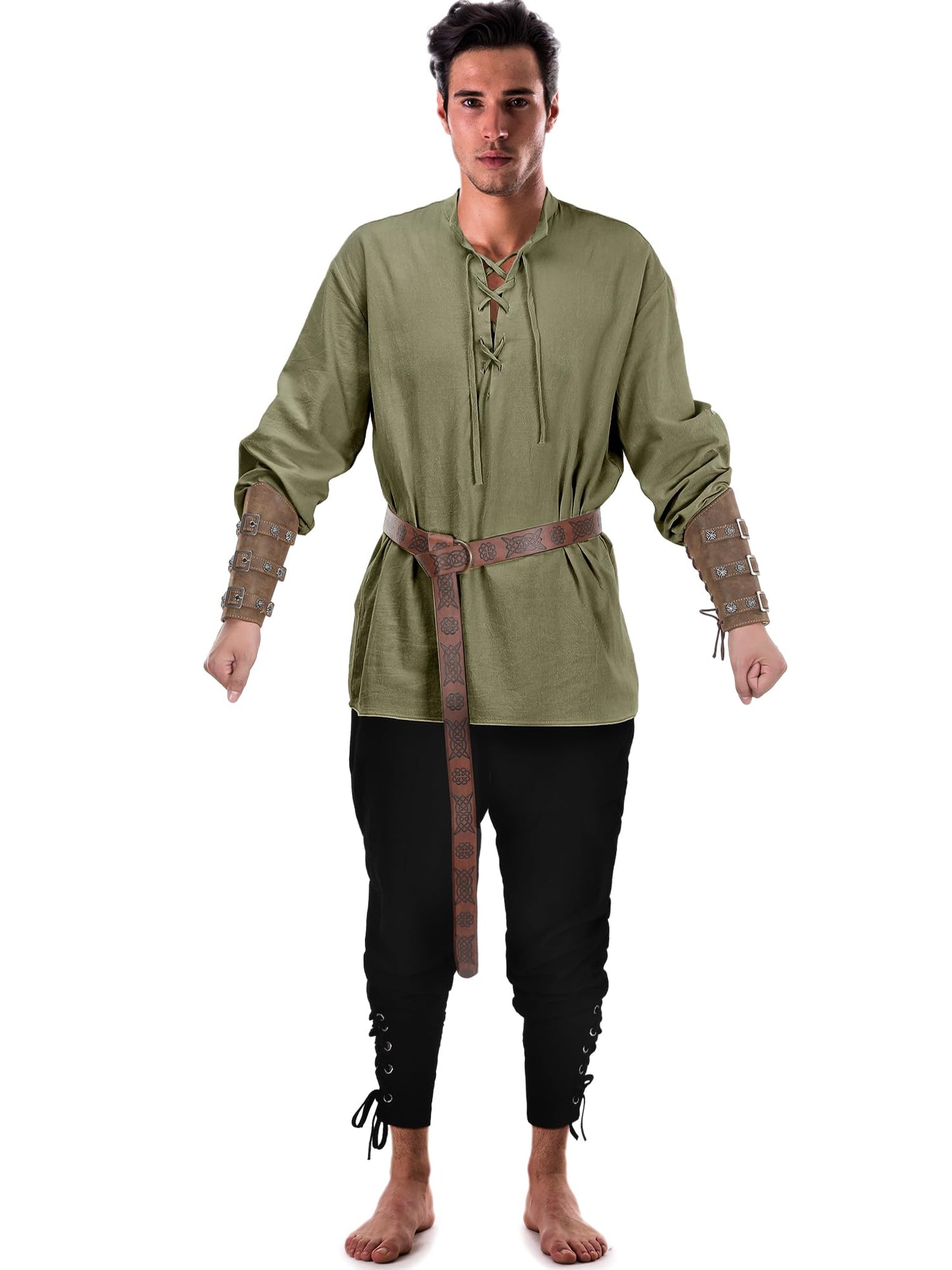 Halloween Men's Renaissance Costume Set 4 Pcs