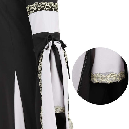 Medieval Dresses For Women Black Renaissance Dress Women Costumes Halloween Plus Size Witch Costume X-Small Blue6508