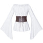 Irtysh Womens Renaissance Victorian Peasant Ruffle