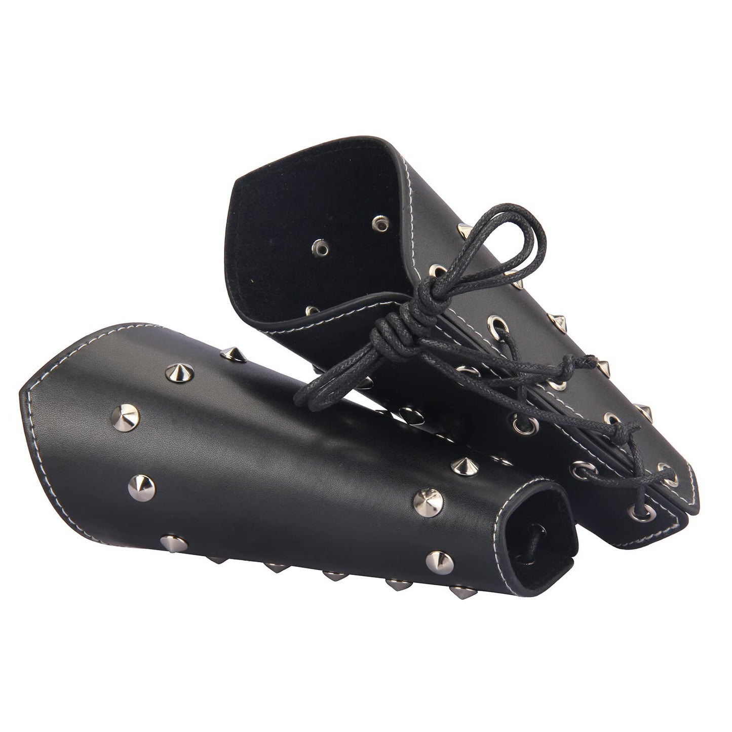 Leather Gauntlet Wristband Medieval Archery Bracers