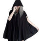 Women's Calf Length Cotton Lining Cloak