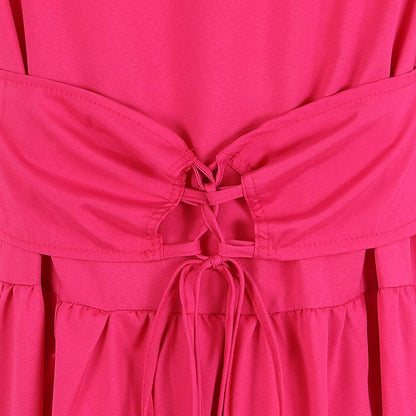 Pink Long Sleeve Irish Renaissance Dress Women's Pirate Costume