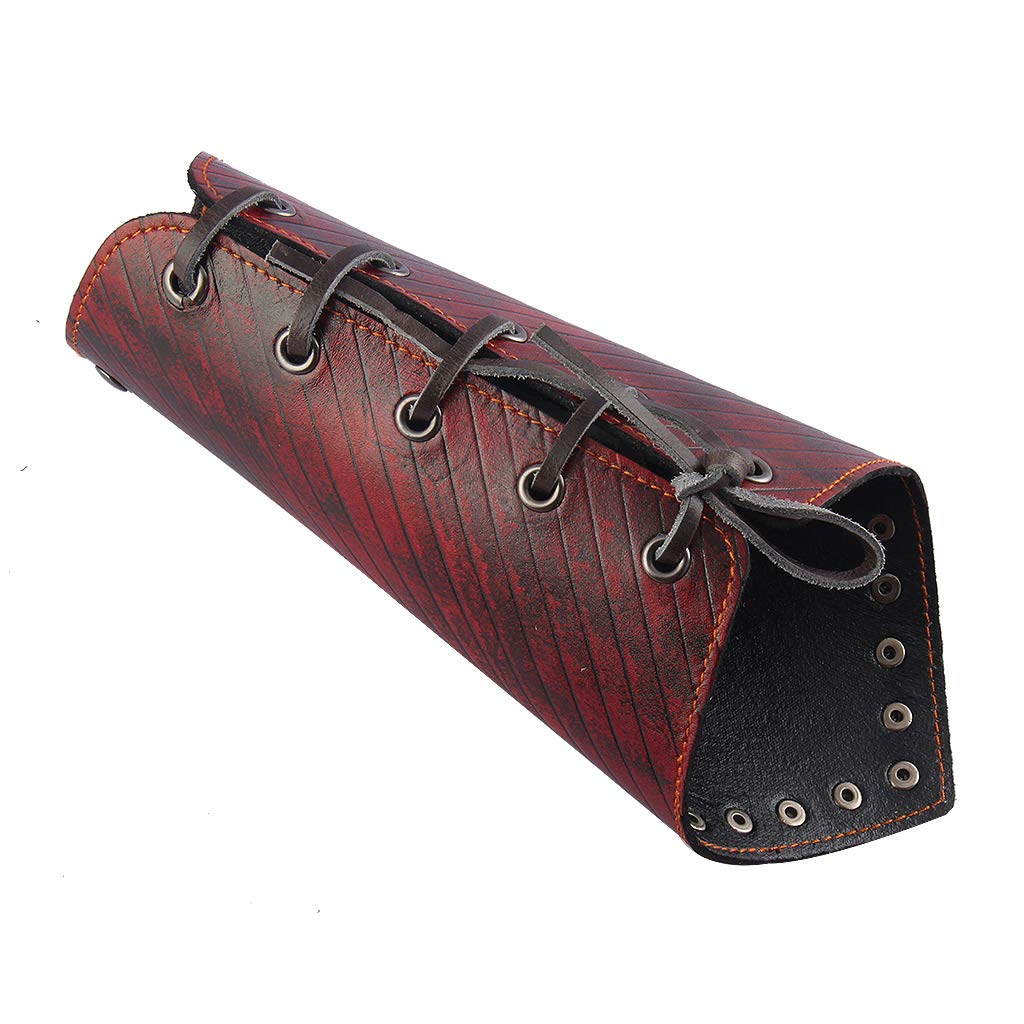 JAOYU Leather Bracers Arm Armor Viking Cuffs