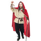 Jeyiour Men's Renaissance Costume Set Medieval Shirt Pirate Outfit Cosplay Viking Ankle Pants Belt Pouch Armband Beige Large