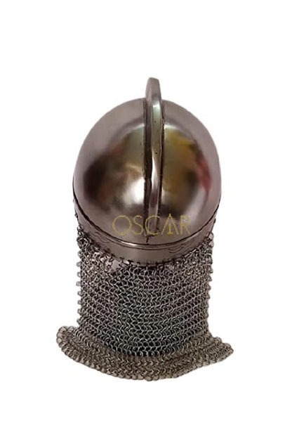 Viking Wolf Armor Helmet with chainmail
