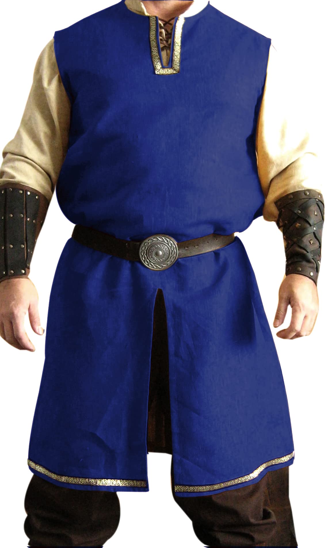 Medieval Knight Viking Tunic Men's Costume