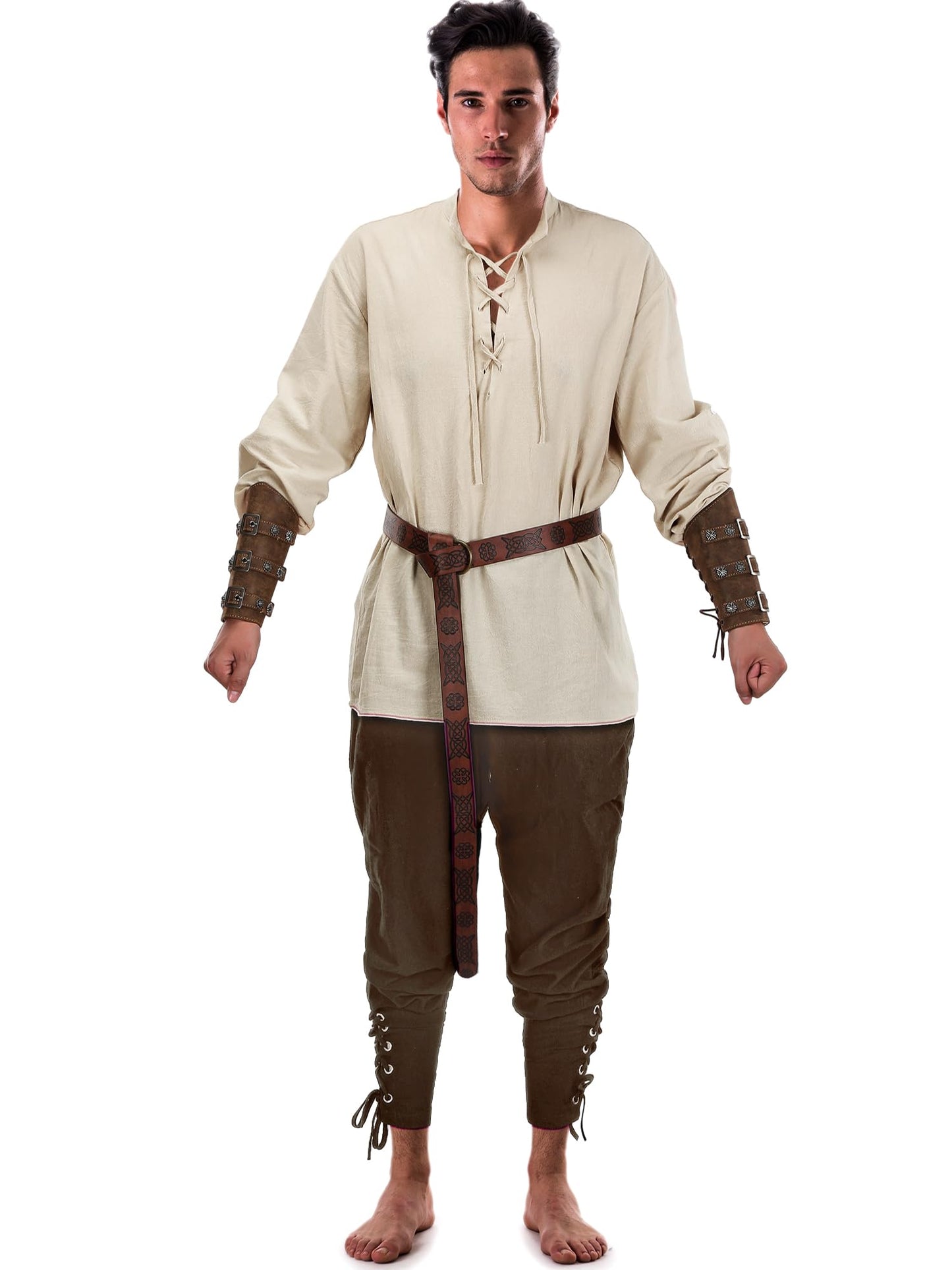 Halloween Men's Renaissance Costume Set 4 Pcs