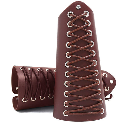 GORGECRAFT Leather Bracers Arm Armor