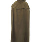 Cowled Cloak with Leather Clasps