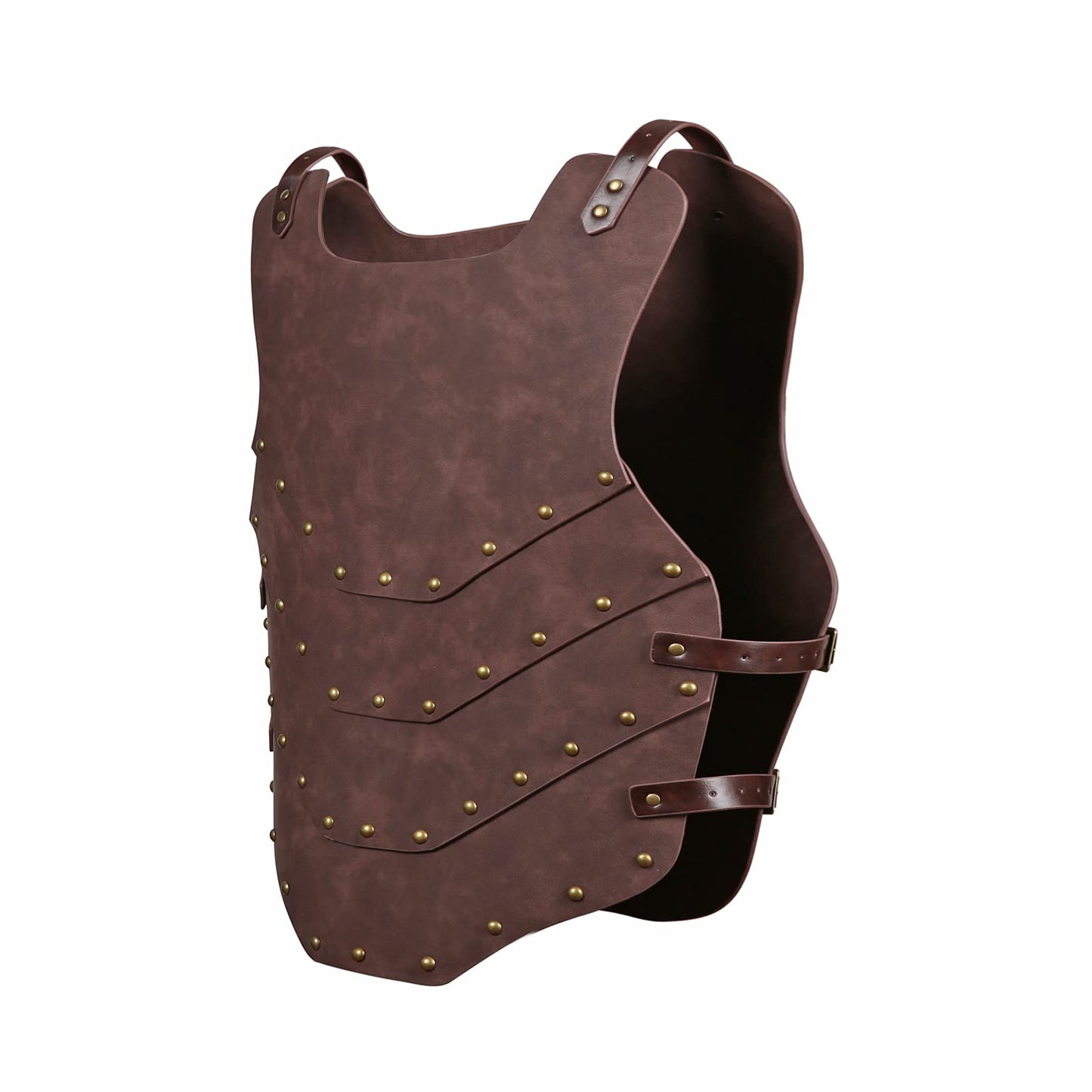 HZMAN Viking Warrior Chest Armor Medieval PU Leather Vest