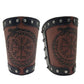 Jeilwiy Viking Bracers Medieval Leather Bracers