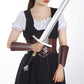 Faux Leather Cincher and Bracers