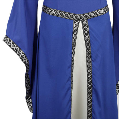 Renaissance Dresses for Women Medieval Costume Irish Long Over Dress Victorian Vintage Halloween X-Large 6508-dark Green