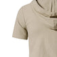 Modern Hemmed Summer Weight Cotton Tunic with Hood