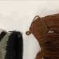 YEKEYI Viking Beard Beanie Horn Hat Winter Warm Mask Knitted Wool Funny Skull Cap One Size Horn Brown