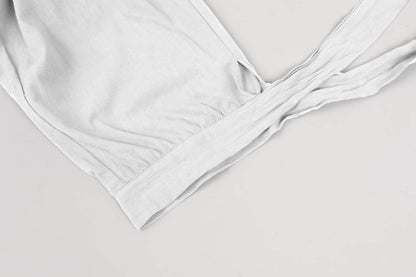 Calf-Length Tie-Hem Ketill Pants
