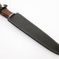 REG-2197 - Custom Handmade Damascus Steel 17 Inches Dirk Blade Knife - Perfect Grip Rose Wood Handle Scottish Dir