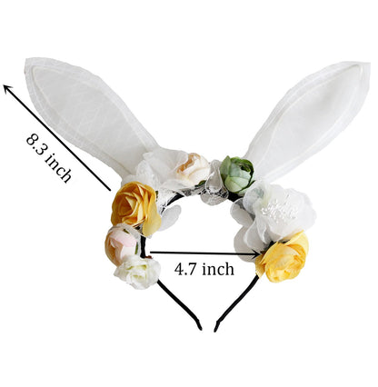 Vivivalue Floral Crown Girl Floral Headband Flower Headpiece Halo Wedding Party Photos I