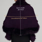 Faux Fur Shawl Wrap Stole Capelet Bridal Winter Wedding with Hook Hooded-black