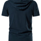Modern Hemmed Summer Weight Cotton Tunic with Hood
