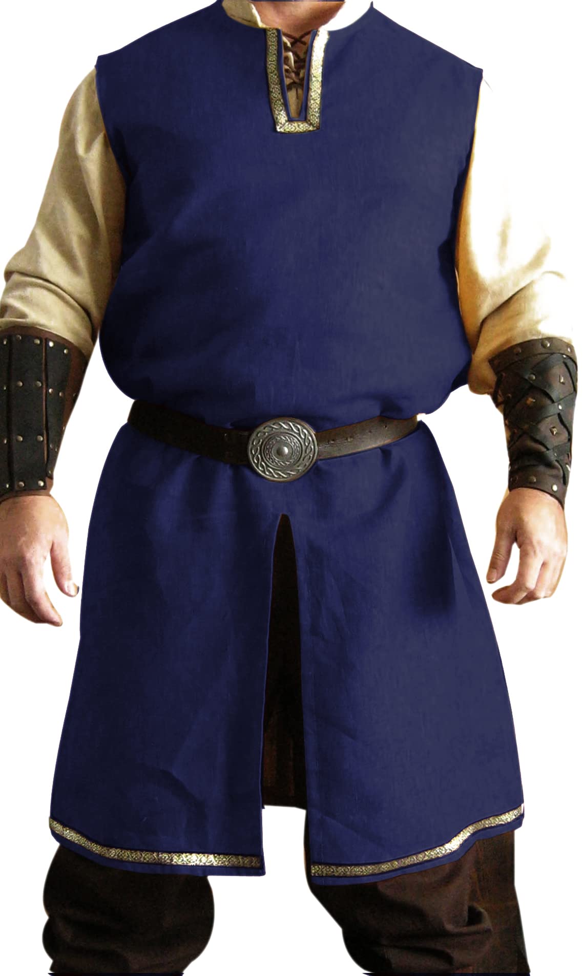 Medieval Knight Viking Tunic Men's Costume