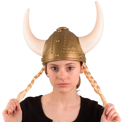 Funny Party Hats Costume Hats - Viking Helmet - 4 Pack Viking Hats - Viking Costumes - Vikings