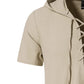 Modern Hemmed Summer Weight Cotton Tunic with Hood