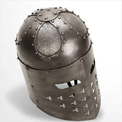Medieval Spangenhelm/ Segmented Viking Knight Helmet