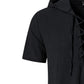 Modern Hemmed Summer Weight Cotton Tunic with Hood