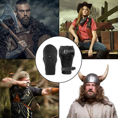GORGECRAFT Leather Bracers Arm Armor