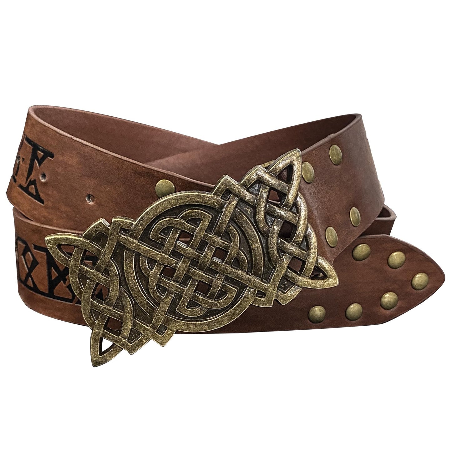 Viking Embossed Buckle Belt