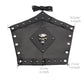 GelConnie Leather Gauntlet Wristband Viking Leather Arm Guard Medieval Armor Bracers Leather Armband Wrist Guards Cosplay Black Leather Bracers