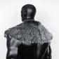 L'VOW Men's Viking Fur Collar Medieval Renaissance Wrap King Warrior Cape Shawl Halloween LARP Winter Cosplay Costume Brown-1