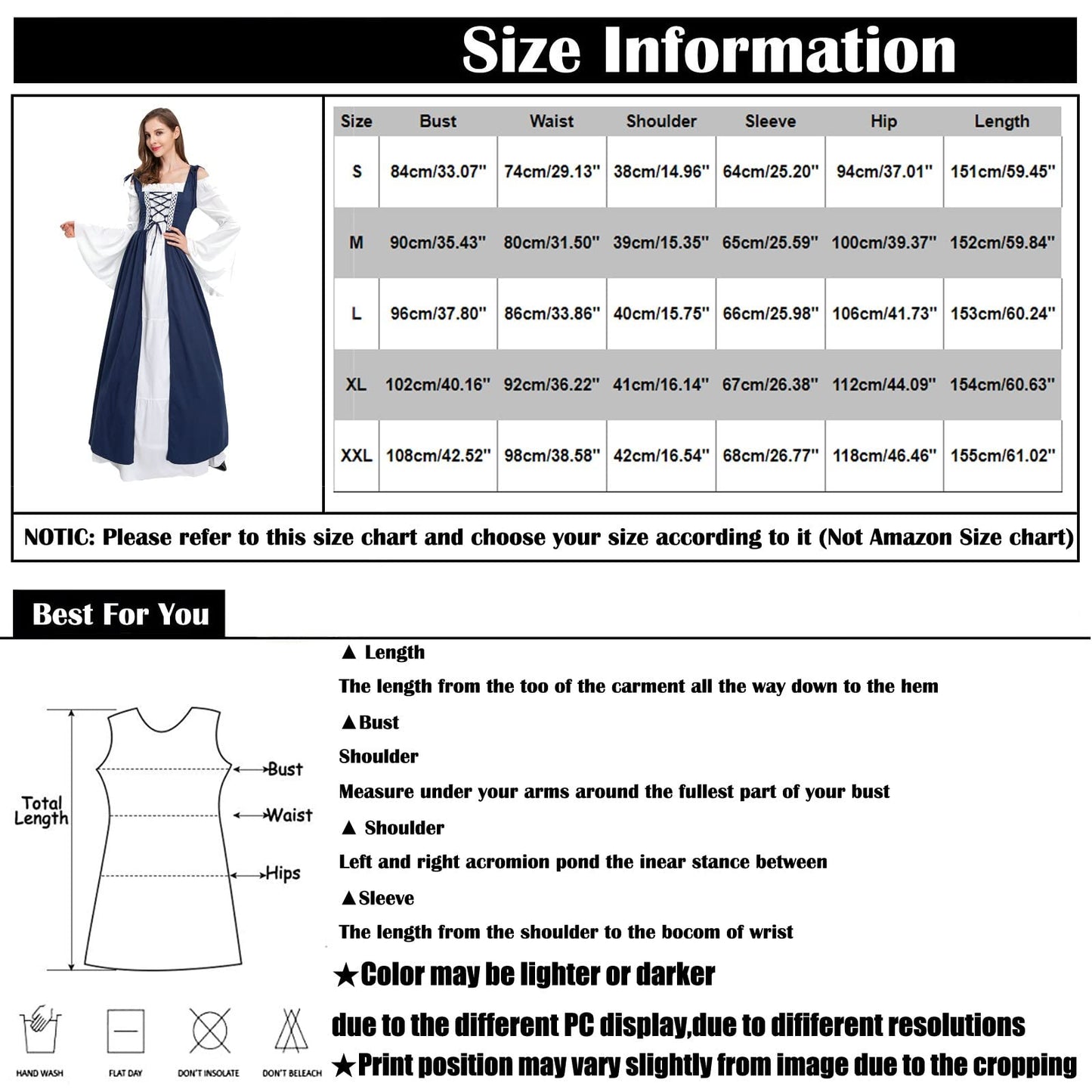 Wine Gothic Witch Medieval Wedding Dress Renaissance Dress for Women