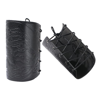 GORGECRAFT Leather Bracers Arm Armor