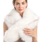 Soul Young Faux Fur Collar Women's Neck Warmer Scarf Wrap 80cm,31.5in A-nature