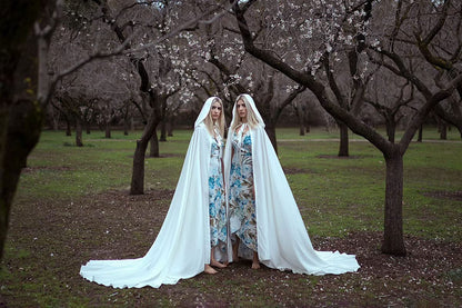 HOMELEX Black Witch Velvet Cloak Halloween Maleficent Hooded Cape Queen King Robe Outfit Renaissance Medieval Costume Green